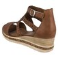 Naiste pruunid kiiluga sandaalid Remonte hind ja info | Naiste sandaalid | kaup24.ee