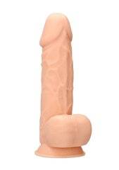 RealRock имитатор пениса Silicone Dildo With Balls, 21.6 см цена и информация | Фаллоимитаторы | kaup24.ee