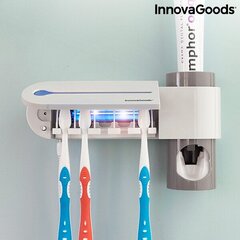 UV-hambaharja steriliseerija aluse ja hambapasta dosaatoriga Smiluv InnovaGoods цена и информация | Аксессуары для ванной комнаты | kaup24.ee