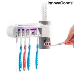 UV-hambaharja steriliseerija aluse ja hambapasta dosaatoriga Smiluv InnovaGoods цена и информация | Аксессуары для ванной комнаты | kaup24.ee