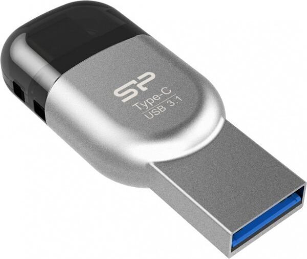 Silicon Power mälukaardilugeja 2in1 microSD USB-C/USB-A, hall hind ja info | USB jagajad, adapterid | kaup24.ee