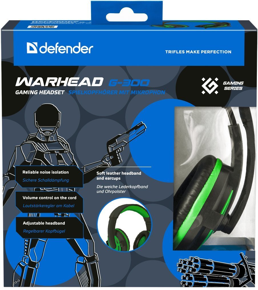 Defender Warhead HN-G300 hind ja info | Kõrvaklapid | kaup24.ee