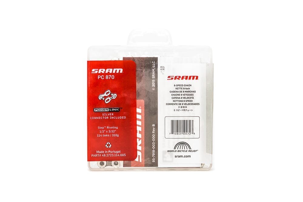 Kett SRAM PC870 8-7-speed 114L hind ja info | Muud jalgratta varuosad | kaup24.ee