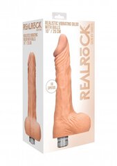 Peenise imitaator Shots Dildo munanditega, ihuvärvi, 25 cm hind ja info | Dildod | kaup24.ee