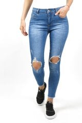 Джинсы G-SMACK цена и информация | Женские тканевые брюки с поясом, синие | kaup24.ee