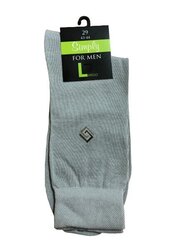 Мужские хлопковые носки с рисунком (Светло-серые) цена и информация | Мужские носки | kaup24.ee