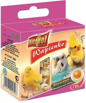 Mineraalkivi lindudele õuntega Vitapol (2 tk), 35g hind ja info | Linnutoidud | kaup24.ee