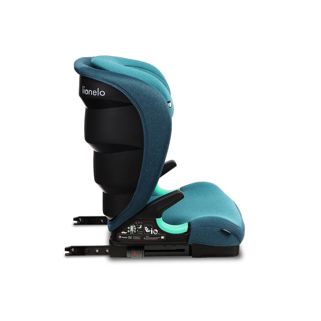 Turvatool Lionelo Neal I-Size Isofix,15-36 kg, Green Turquoise hind ja info | Turvatoolid | kaup24.ee