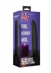 Vibraator Shots Slight Dildo, must hind ja info | Vibraatorid | kaup24.ee