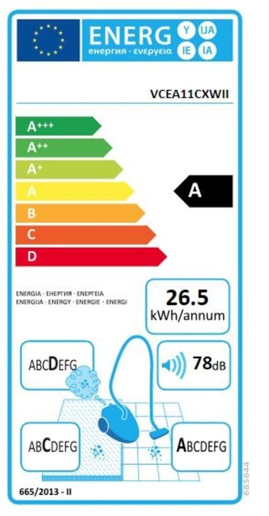 Tolmukotiga tolmuimeja Gorenje VCEA11CXWII hind ja info | Tolmuimejad | kaup24.ee