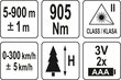 Kaugusleidja / laserkaugusmõõtur Yato 900m (YT-73129) hind ja info | Käsitööriistad | kaup24.ee