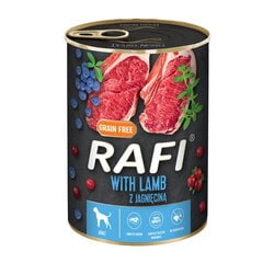 Rafi konserv koertele lambalihaga, 400 g hind ja info | Konservid koertele | kaup24.ee