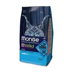 Monge BWild Cat Взрослый полноценный корм для кошек со свежими анчоусами 1,5 кг цена и информация | Сухой корм для кошек | kaup24.ee