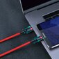Laadimiskaabel Baseus Cafule CATKLF-GG1 USB-C ->USB-C, 60W / PD 3.0 / 100 cm, must цена и информация | Mobiiltelefonide kaablid | kaup24.ee