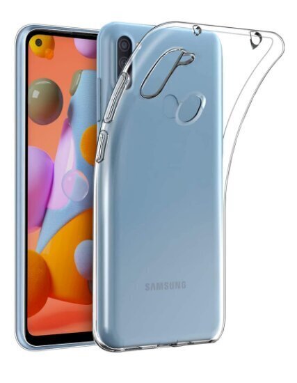 Silikoonist telefoniümbris GoodBuy Samsung A115 / M115 Galaxy A11 / M11 läbipaistev цена и информация | Telefoni kaaned, ümbrised | kaup24.ee
