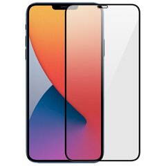 Защитное стекло GoodBuy 9D для экрана Apple iPhone 12 Pro Max, черное цена и информация | Ekraani kaitsekiled | kaup24.ee