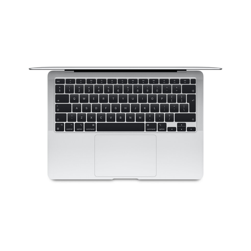 MacBook Air 13” Apple M1 8C CPU, 7C GPU/8GB/256GB SSD/Silver/INT - MGN93ZE/A hind ja info | Sülearvutid | kaup24.ee