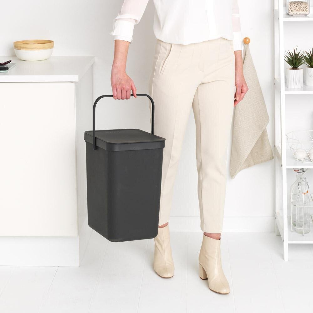 Prügikast Brabantia, 25l, hall hind ja info | Prügikastid | kaup24.ee