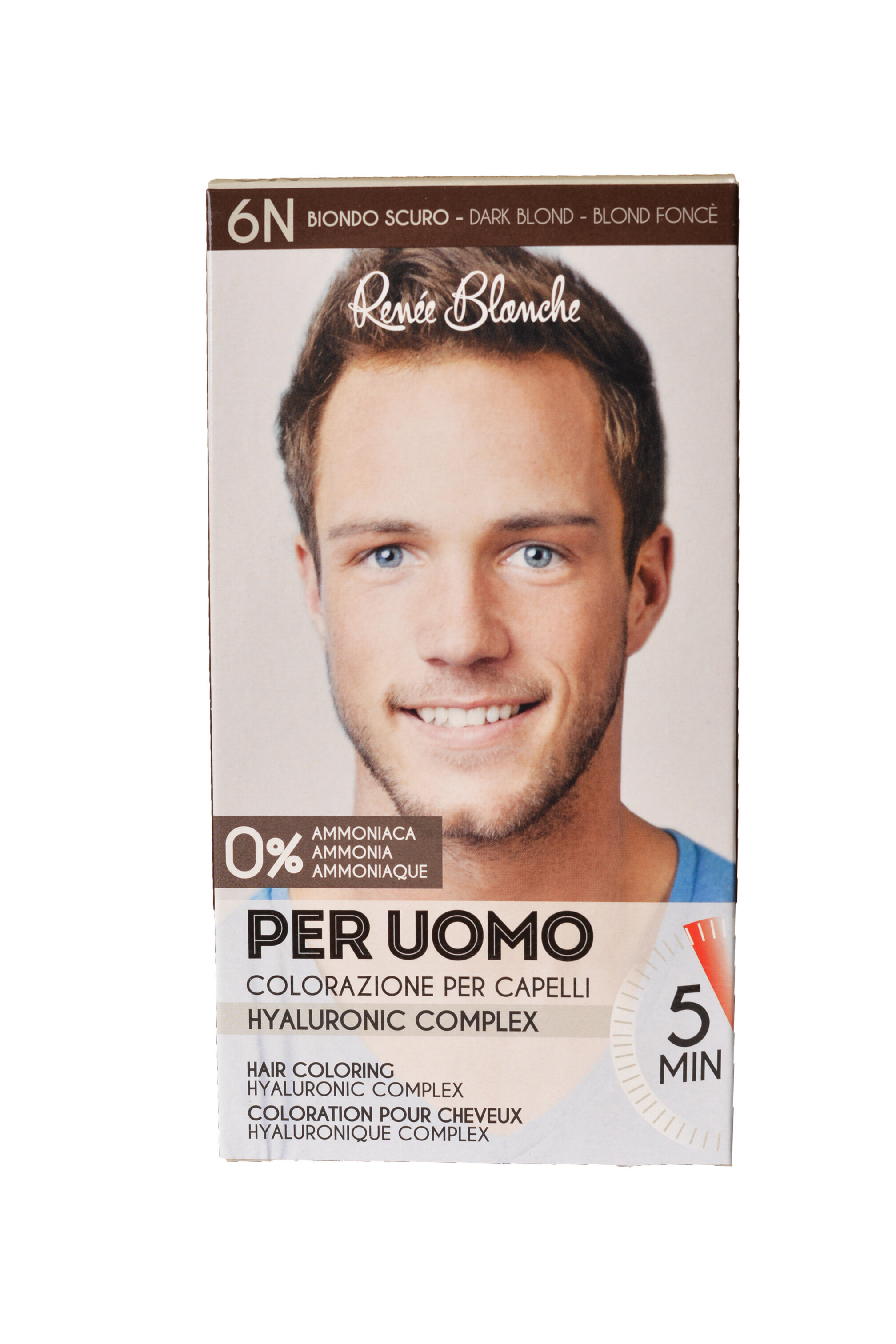 Ammoniaagivaba juuksevärv meestele Renee Blanche Per uomo 6N, 100 ml hind |  kaup24.ee