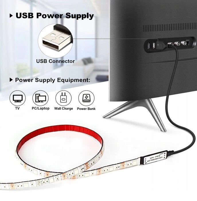 Led RGB TV riba koos Bluetoothiga, 2m цена и информация | LED ribad | kaup24.ee