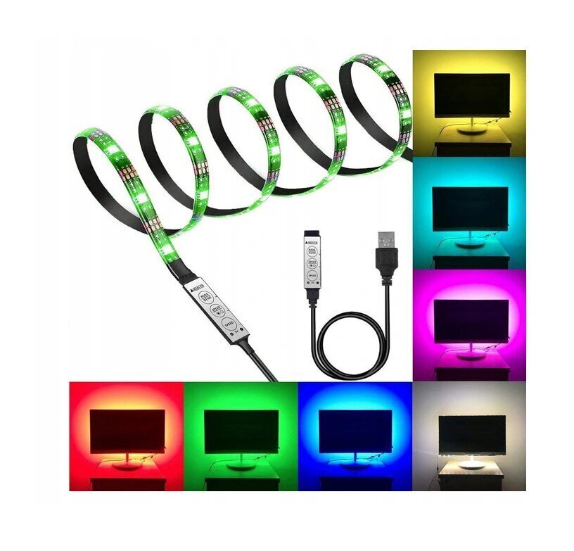 Led RGB TV riba koos Bluetoothiga, 2m цена и информация | LED ribad | kaup24.ee