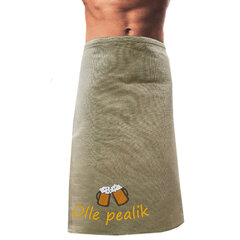 Мужская банная льняная юбка с вышивкой Olle pealik цена и информация | Аксессуары для сауны и бани | kaup24.ee