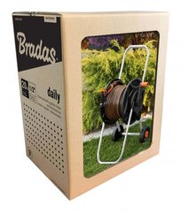 Тележка для шланга со шлангом и насадками Brad Carat, 20 м 1/2 " цена и информация | Оборудование для полива | kaup24.ee