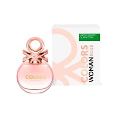 Туалетная вода Benetton Colors Rose EDT для женщин 80 мл цена и информация | Женские духи | kaup24.ee