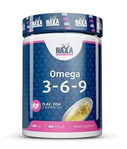 Toidulisand Haya Labs Omega 3-6-9 200 kapslit hind ja info | Vitamiinid, toidulisandid, immuunsuse preparaadid | kaup24.ee