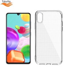 Ümbris TakeMe Perfect Clear 2mm Transparent Thin Back Case, sobib Samsung Galaxy A41 (A415F), läbipaistev hind ja info | Telefoni kaaned, ümbrised | kaup24.ee