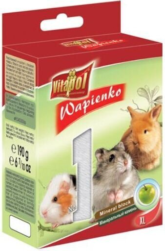 Looduslik mineraalkivi närilistele ja küülikutele köögiviljadega Vitapol, 190 g hind ja info | Toit väikeloomadele | kaup24.ee