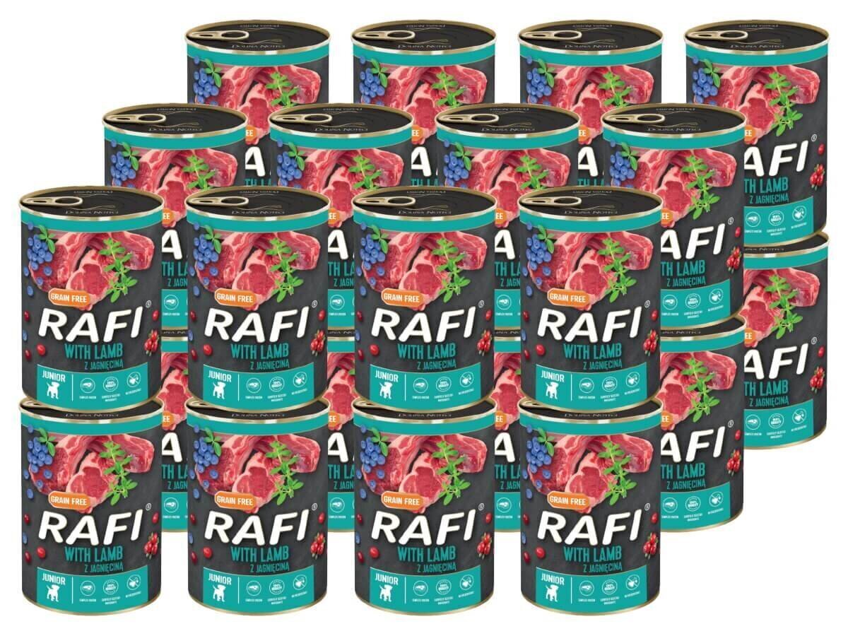 Rafi Junior konserv koertele lambalihaga, 400 g цена и информация | Konservid koertele | kaup24.ee