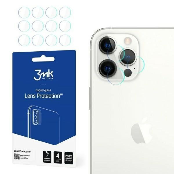 Kaamera kaitseklaas 3MK FlexibleGlass Lens, telefonile Apple iPhone 12 Pro Max hind ja info | Ekraani kaitsekiled | kaup24.ee