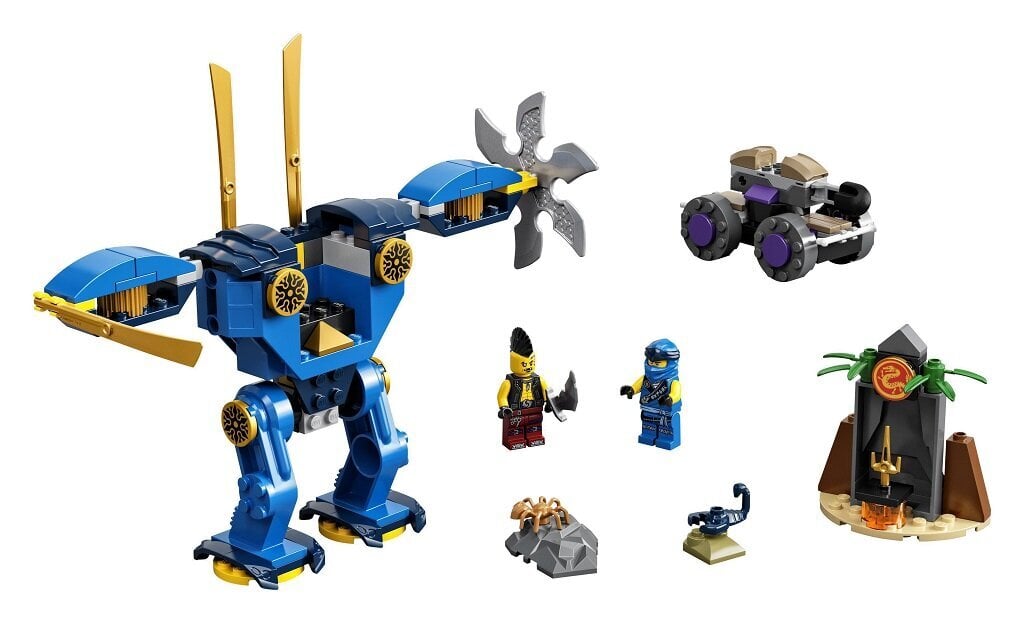 71740 LEGO® NINJAGO Jay elektrirobot цена и информация | Klotsid ja konstruktorid | kaup24.ee