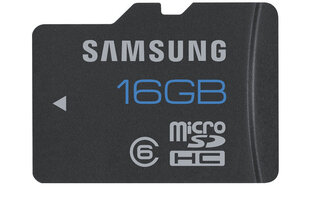 Samsung micro SDHC STD 16 GB (+ adapter) hind ja info | Mobiiltelefonide mälukaardid | kaup24.ee