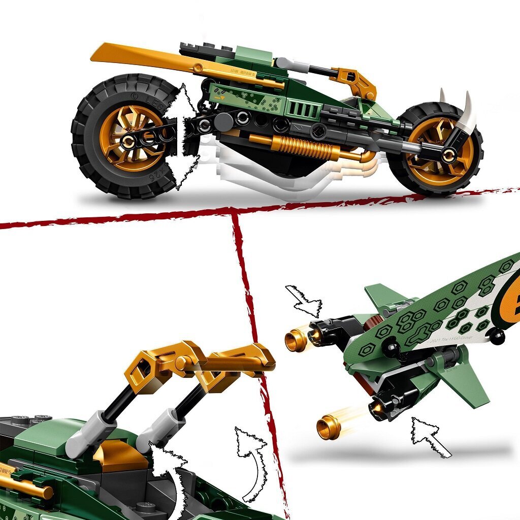 71745 LEGO® NINJAGO Lloydi džungliratas hind ja info | Klotsid ja konstruktorid | kaup24.ee