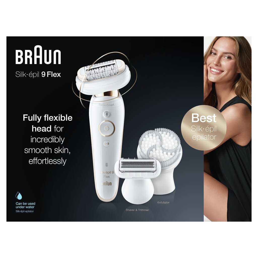 Braun Silk-épil 9 Flex 9030 цена и информация | Epilaatorid, raseerijad | kaup24.ee