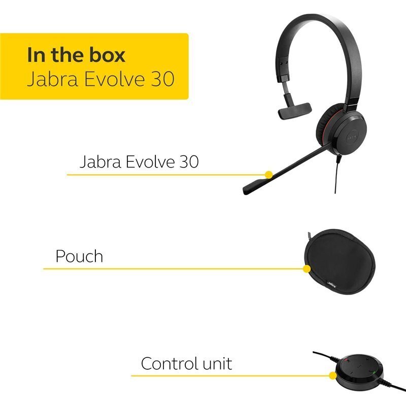 Jabra Evolve 30 II hind ja info | Kõrvaklapid | kaup24.ee