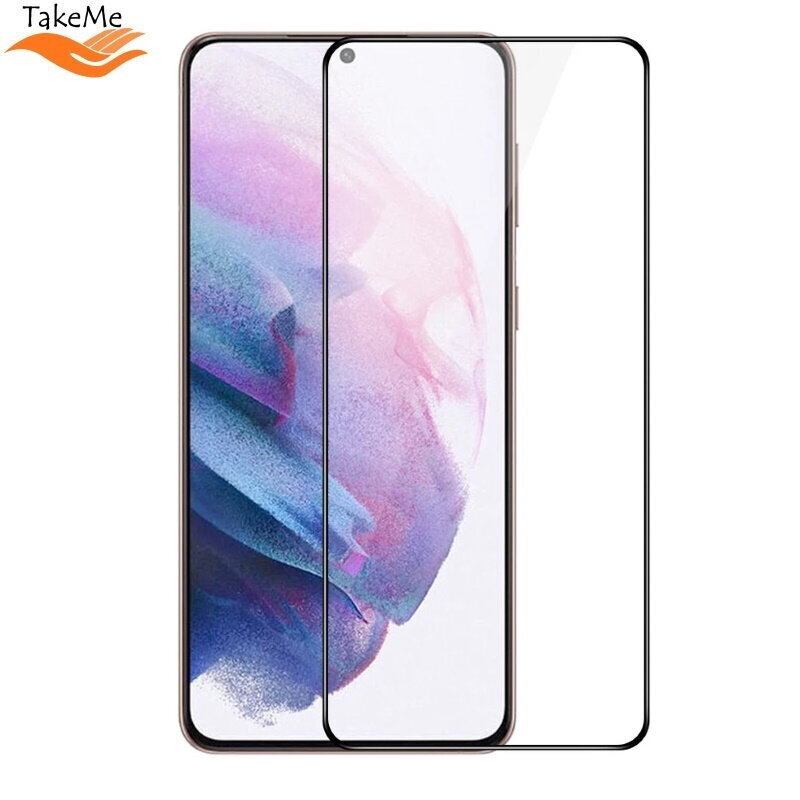 Kaitseklaas TakeMe HARD Ceramic Full Surface Screen Protector Glass, sobib Samsung Galaxy S21 Plus hind ja info | Ekraani kaitsekiled | kaup24.ee