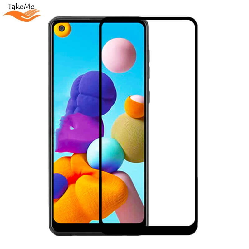 Kaitseklaas TakeMe Hard Ceramic Full Surface Screen Protector Glass, sobib Samsung Galaxy A21 цена и информация | Ekraani kaitsekiled | kaup24.ee