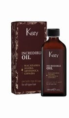 KEZY Incredible Oil juukseõli 100 ml цена и информация | Маски, масла, сыворотки | kaup24.ee