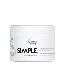 Увлажняющая маска для волос Kezy Simple Moisturizing Mask, 500 мл цена и информация | Средства для укрепления волос | kaup24.ee