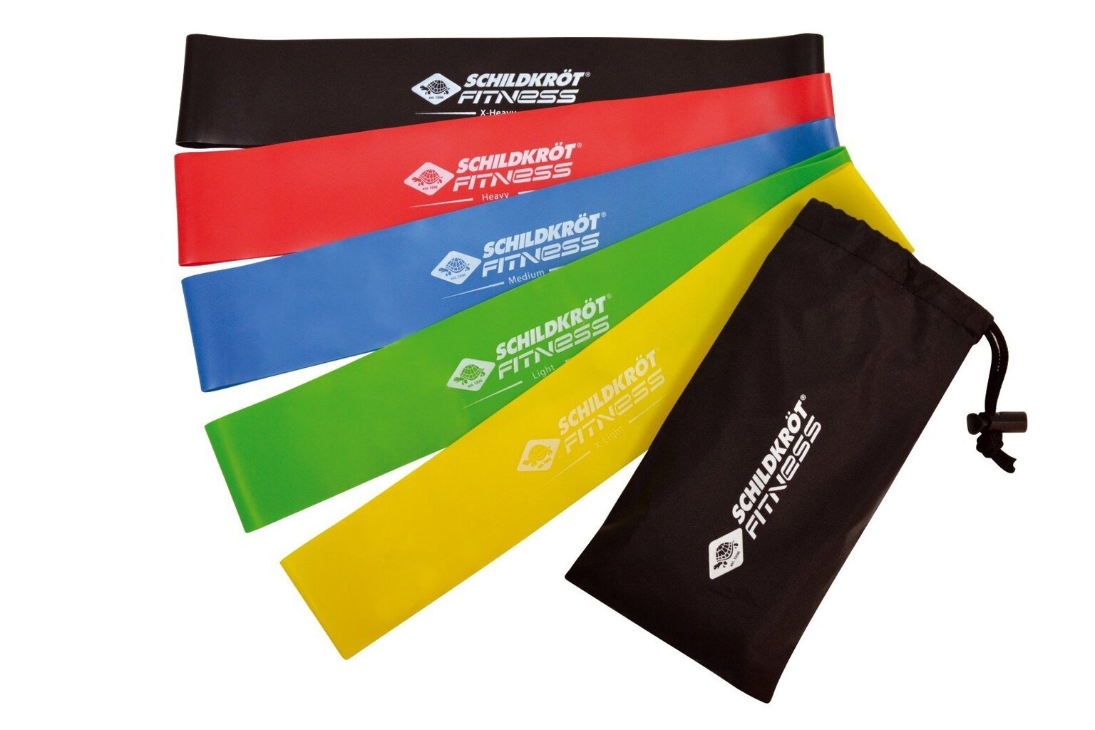 Treeningkummi komplekt Schildkrot Mini Resistance Bands, 5 tk. цена и информация | Treeningkummid | kaup24.ee