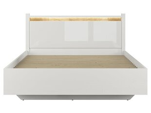 Кровать BRW Alameda A 160x200 см, белая цена и информация | Кровати | kaup24.ee