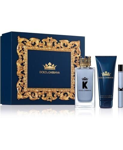 Komplekt Dolce & Gabbana K: EDT meestele 100 ml + 10 ml + dušigeel 50 ml цена и информация | Meeste parfüümid | kaup24.ee
