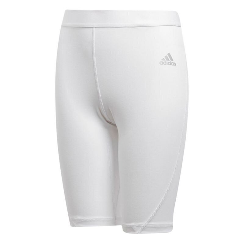 Poiste jalgpallipüksid Adidas ASK Short Tight Junior, valge цена и информация | Poiste lühikesed püksid | kaup24.ee