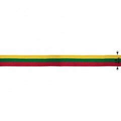 Leedu Vabariigi kolmevärviline pael 15 mm, 1 m цена и информация | Флаги и держатели для флагов | kaup24.ee