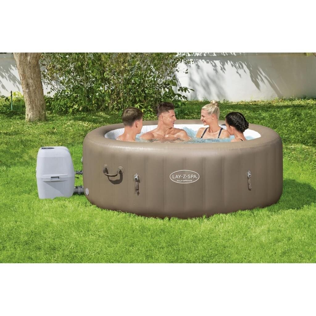 Mullivann filtriga Bestway Lay-Z-Spa® Palm Springs AirJet™ 196 x 71 cm цена и информация | Basseinid | kaup24.ee