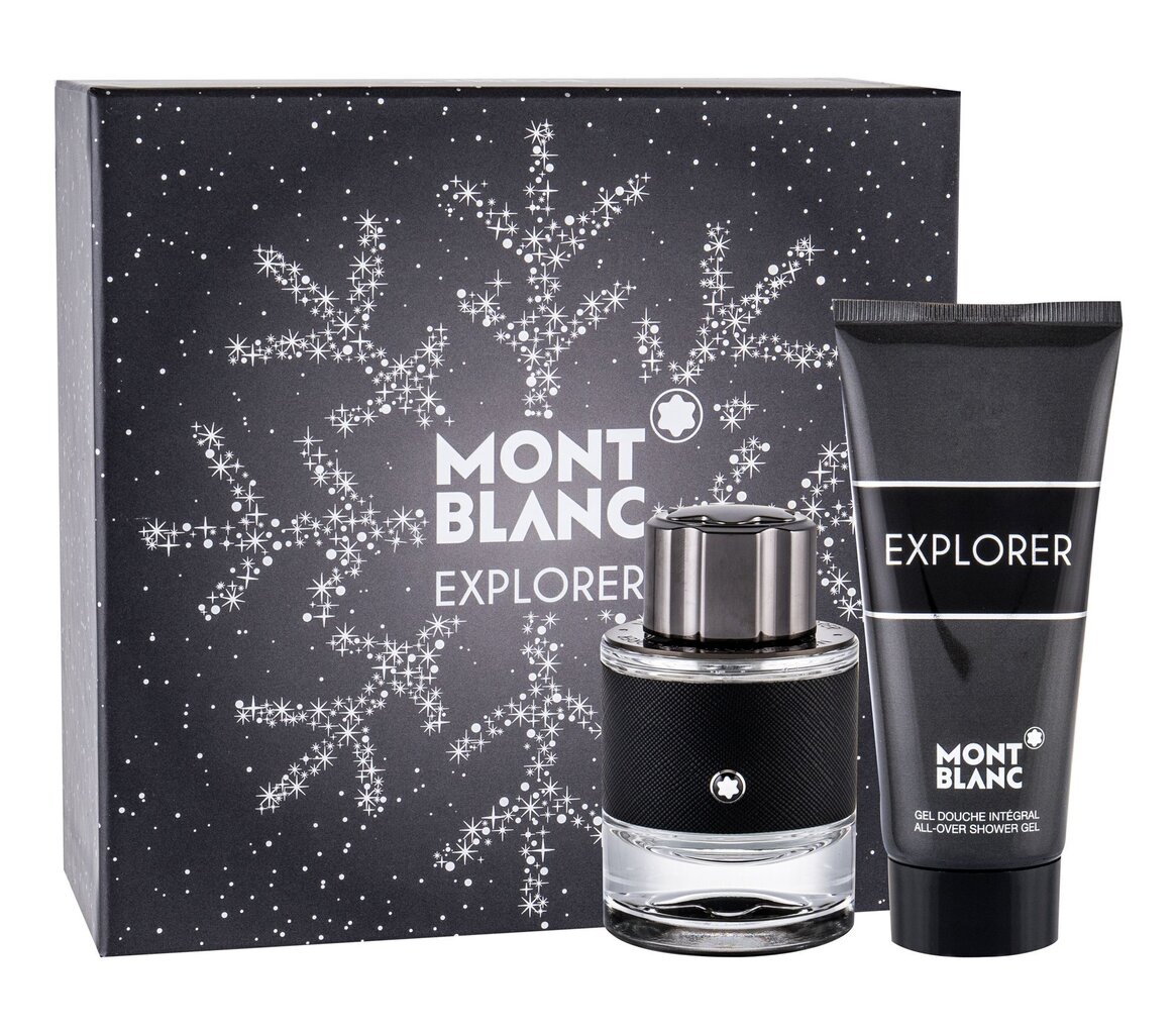 Komplekt Montblanc Explorer: EDP meestele 60 ml + dušigeel 100 ml hind ja info | Meeste parfüümid | kaup24.ee