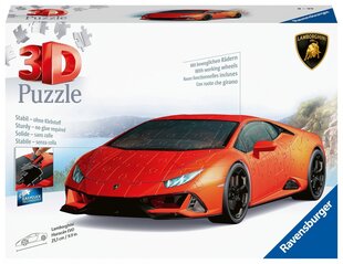 3D игра-головоломка Ravensburger Lamborghini Huracan Evo, 11238, 108 деталей цена и информация | Пазлы | kaup24.ee